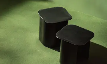 Two Nespresso coffee capsules.